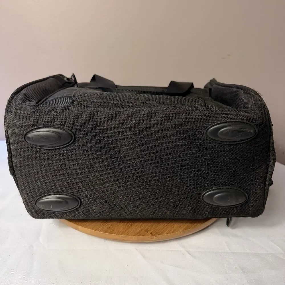 Tumi T3 Black Nylon Messenger Crossbody Bag Model 6554D